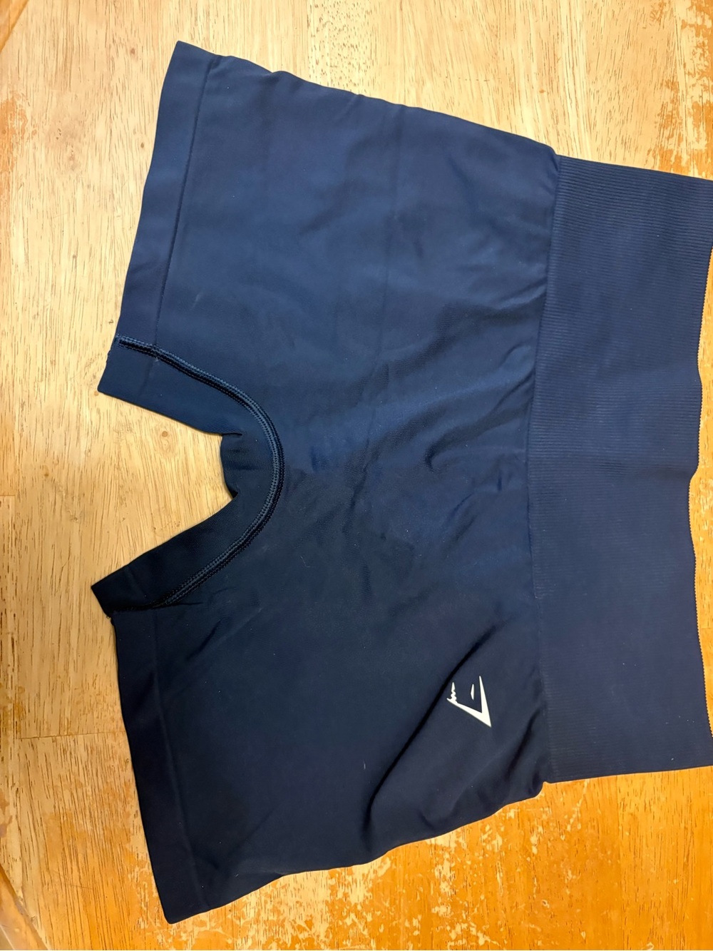 Gymshark Navy High-Rise Bike Shorts
